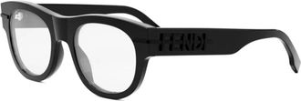 Fendi Glasses, unisex, Black, Size: 51 MM Fendigraphy Optical Frame