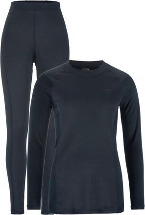 Craft Core Warm Baselayer Set Kunstfaserunterwäsche für Damen | blau