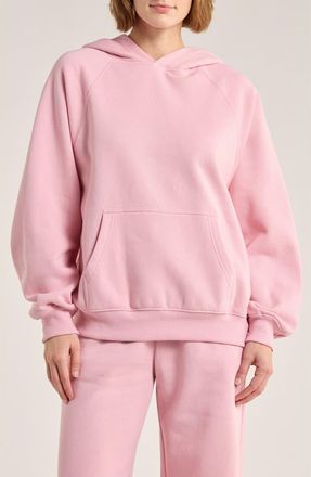Abound Oversize Raglan Pullover Hoodie in Pink Cameo at Nordstrom Rack, Size X-Small