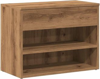 vidaXL Vidaxl - Banco zapatero madera de ingeniería roble artisan 60x30x45 cm