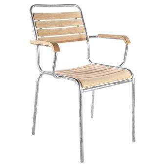 Schubiger M&ouml;bel Holzlatten-Stuhl Rigi mit Armlehnen