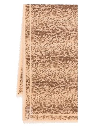 Zimmermann leopard-print cotton pareo - women - Cotton - OS - Brown