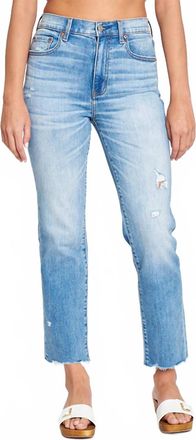 Daze Straight Up High Rise Jean In Oasis Vintage