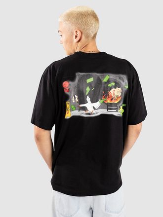 A.Lab Heist Boxy Camiseta negro
