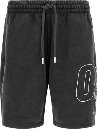 Off-white Outline Arrow Skate Bermuda E Short Nero-Uomo