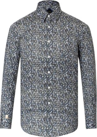 Billionaire Boys Club Silver Cut Shirt - Heren - Casual Overhemden - Grijs - XS - Katoen - Overhemden