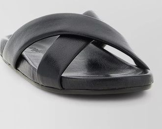 Saint Laurent leather flat sandals