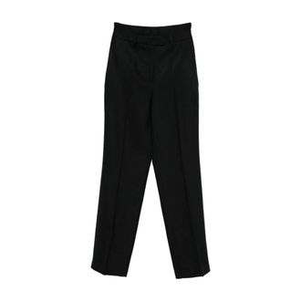 Semicouture Broeken, Dames, Zwart, XS, Wol, Agaria Y690 Broeken