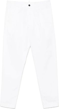 Dsquared2 Pantaloni in cotone con pieghe - Toni neutri