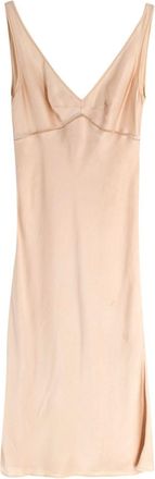 Prada Champagne Silk Slip Dress Size S