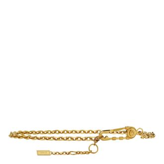 Versace Belts, female, Yellow, Size: ONE SIZE Metal Belt