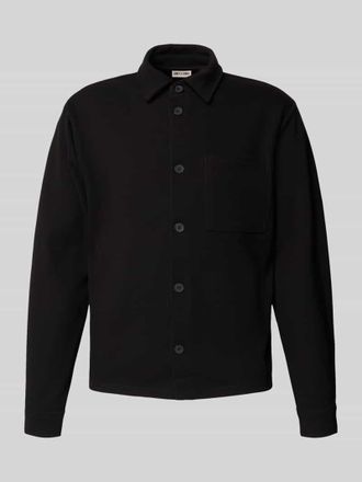 Only & Sons Relaxed Fit Freizeithemd mit leichtem Strukturmuster Modell NEW KODYL in Black, Gr&ouml;&szlig;e XL