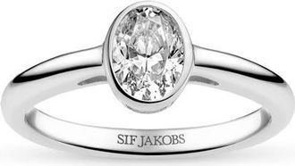 Sif Jakobs Jewellery Ring Sardinien Ovale Piccolo in 925 Sterling Silver at Nordstrom, Size 8.5