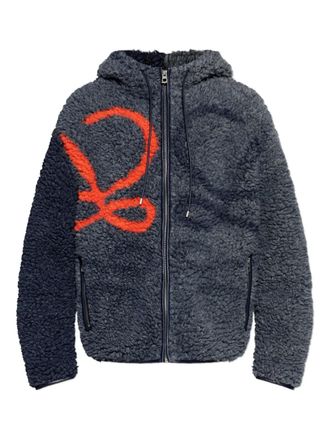 Loewe Giacca con cappuccio e zip - Grigio