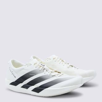 Yohji Yamamoto Striped Low-Top Sneakers - White