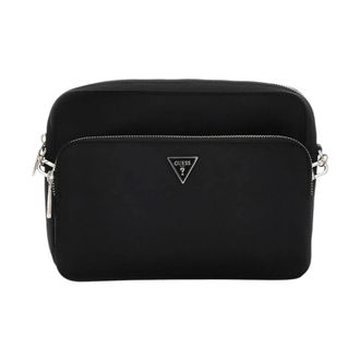 Guess Cross Body Bags, male, Black, Size: ONE SIZE Milano Nylon Crossbody