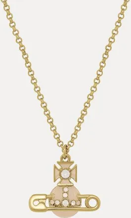Vivienne Westwood Kitty Pendant Necklace Gold-white-opal-crystal-powder-blue-enamel-cream Gold-white-opal-crystal-powder-blue-enamel-cream Women