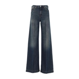 Nine In The Morning Vaqueros de pierna ancha - Jeans - Mujer - Azul - W27