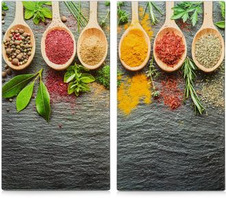 ZELLER PRESENT Herd-Abdeckplatte »SPICES« aus ESG-Sicherheitsglas hergestellt