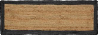 vidaXL Alfombra De &Aacute;rea Gris Oscuro 80 X 200 Cm Yute Vidaxl