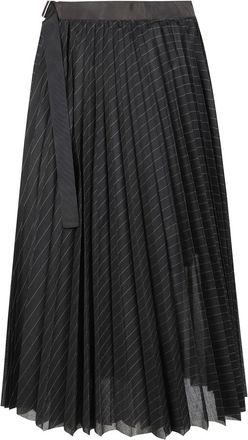 sacai Mujer, Faldas, Negro, Talla: M
