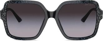Jimmy Choo Eyewear Occhiali da sole squadrati - Nero