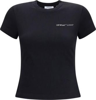 Off-white Black Logo Crew Neck T-Shirt
