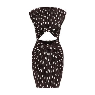 Cult Gaia Kleedjes, Dames, Bruin, 2Xs, Marilou Jurk