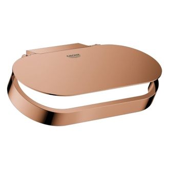GROHE Portarrollos Grohe Selection Con Tapa De Oro Rosa Brillante