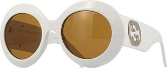 Gucci Ladies Black Oval Sunglasses GG1647S 003