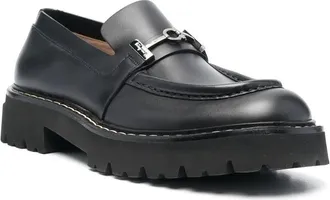 Ferragamo Gancini Loafer - Black