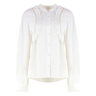 Isabel Marant Overhemden, Dames, Wit, S, Filippa Viscose Blouse