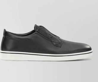 Ferragamo leather alfie loafers