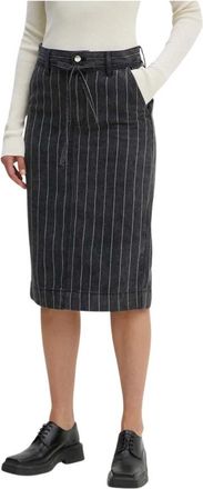 Day Birger Et Mikkelsen Betsy Midi Skirt - Dames - Spijkerrokken - Grijs - XS - Denim - Rokken