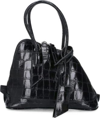 The Attico Croc-embossed Leather Tote Bag