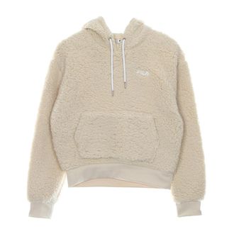 Fila Sherpa Hoodie Braziliaans Zand - Dames - Hoodies - Beige - XS - Polyester - Hoodies & sweatvesten