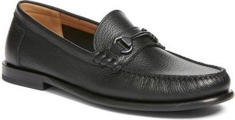BOSS Tevan Moc Toe Bit Loafer in Black at Nordstrom, Size 12Us