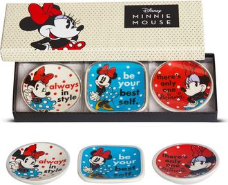 Disney Minnie Mouse Mini Trinket Tray Gift Set, 3 Piece in Multi at Nordstrom