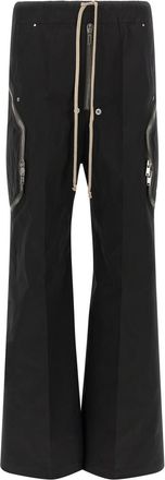 Rick Owens Black Loose Drawstring Pants