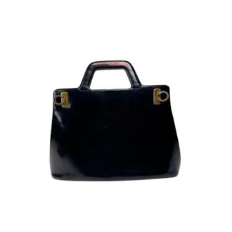 Ferragamo Pre-owned Wanda Handbag - Dames - Pre-owned - Zwart - Maat: ONE Size Leer