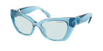 Swarovski SK6047 107872 Womens Sunglasses Blue Size 54