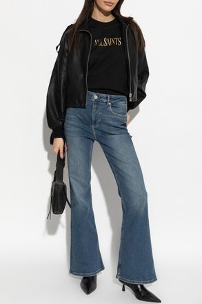 AllSaints T-shirt Cora, Womens, Black