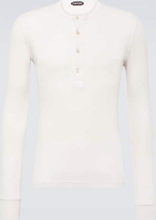 Tom Ford Jersey Henley shirt