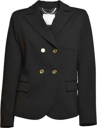 True Royal Blazer doppiopetto - Nero