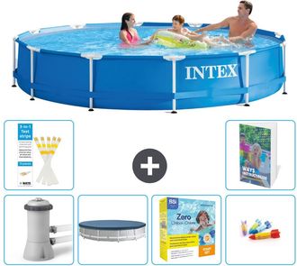 Intex Piscina Con Estructura Redonda - 366x76 Cm - 7-piezas S231