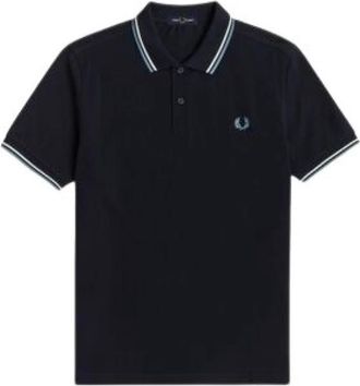 Fred Perry T-Shirts, male, Black, Size: 2XL Striped Polo Shirt M3600