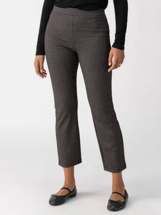 Sanctuary Carnaby Kick Crop Pants In Shadow Check