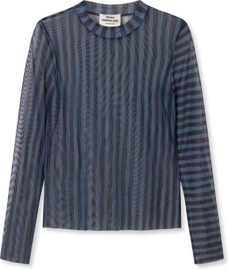 Mads Norgaard Tops met lange mouwen - Dames - Blouses - Veelkleurig - XS - Overhemden