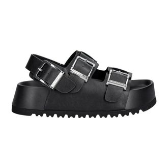 Buffalo Jane Athena Buckle - Dames - Schoenen - Zwart - Maat: 37 EU Synthetisch