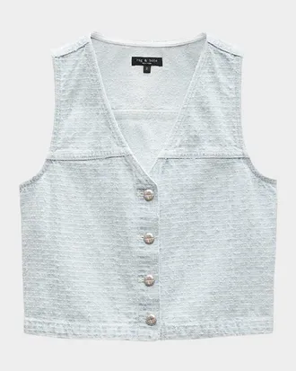 Rag & Bone Juliana Tweed Vest
